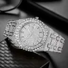 Regarder les fabricants Regarder la marque haut de gamme Full Star Diamond Diamond Men's Quartz Watch Fashion Tous les diamants