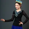 2024 Sommer Herbst Neue Tanzaufführung Chinesische traditionelle Folk-Bühne Dancewear Festival Xinjiang Tanzoutfit y8yM #