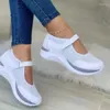 Casual Shoes Breattable Mesh Women Platform Sneakers 2024 Sommar utomhus promenadskor stor storlek vulkaniserad