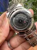Tiktok Kwai live broadcast fake mechanical watch double calendar luminous quartz watch hollowed out tourbillon mens watch