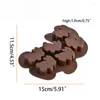 Baking Moulds 6-Cavity Happy Easter 3D Shaped Silicone Cake Fondant DIY Mold