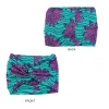 Neu afrikanische Muster -Twiststil Stirnband Elastizität Doppelschicht Bandana Sports Run Hair Band für Frauen Kopfwege Haarzubehör Accessoires