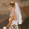 Veli da sposa corti avorio bianco figabile Accorie da sposa a buon mercato velo de nolia casalto tulle morbido velo da sposa 98ux#