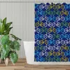 Tende da doccia Blu Bagno Bicicletta Bicicletta Ciclismo Tenda divisoria impermeabile Divertenti accessori per la decorazione della casa