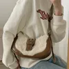 Richme Fi Kadın Çantaları 2023 Sonbahar Yeni Trend Peluş E Kız Under Emfed Omuz Çantaları Yüksek Kaliteli Patchwork Crossbody Bolso Mujer 04EZ#