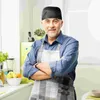 chef Hat Hats Cap Kids Women Cooking Men Elastic Adjustable Restaurant Adult Black Baker Caps Cook Head Waiter Kitchen Working d39u#