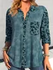 Camisa feminina plus size primavera chique camisa elegante para camisa fi feminina gordinha j8Fc #