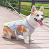 Abbigliamento per cani Pettorina per gilet rinfrescante per animali domestici Abiti estivi Rete riflettente regolabile ad asciugatura rapida per protezioni UV