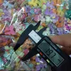 Composants 500PICES 2027mm DIY Résine Jelly Kawaii Ribbon Figurine Sticker Perles plates Scrapbook pour femme pour enfants en épingle
