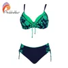 Costumi da bagno femminile andzhelika stampa a metà vita set da donna set da donna più taglia due pezzi push up costume da bagno 2021 sexy costume da bagno in spiaggia j240330