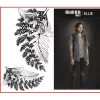 Pruiken The Last of Us Ellie Cosplay Pruik Tatoeëren Spel Bruin Korte zijscheiding Haar Halloween Hittebestendig Synthetisch Gratis Pruik Cap