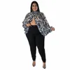 Lem Gina Women Plus Size Tie Dye Floral Chiff High Frt Slit Batwing Lg Sleeve Tie Up Back Plouse and Shirt Top Q6Qc#