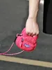 Mini Menger Bag carino peluche portatile piccola borsa da uomo Mini appeso al collo Headphe Bag Storage Fi marca portamonete A9Mj #