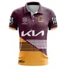 2023 2024 Brisbane Broncos Rugby Jerseys 23/24 Camisa da liga de casa Away Retro 1992 1995 Versão indígena edição especial Tee Mens Colet 92 95 _Jersey