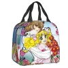 candy And Terence Insulated Lunch Bag for Women Waterproof Anime Manga Cooler Thermal Lunch Box Beach Cam Travel lunchbag k0qn#