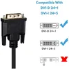 Компьютерные кабели Разъемы Новый 1,8M Video Dvi 24Add1Pin To Vga 15Pins Подключение монитора ПК Sn Проектор и телевизор Прямая доставка Компьютеры N Otqbj