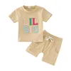 Наборы одежды для малышей мальчики лето с коротким рукавом с коротким рукавами
