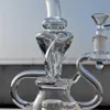 2024 Heady Glass Neo Fab 9 pouces Bangs en verre Tuyau d'eau Bong Tube de tabac à fumer 14MM Bol Dab Rig Recycler Tuyaux de barboteur