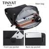 Tinyat Busin Sac à bandoulière pour hommes Travail Toile Mari Sacs à bandoulière Sling Sac étanche Homme Sac à bandoulière pour 7,9 'iPad K3Oq #