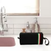 Minimalistische Italië Vlag Cosmetische Tas Dames Grote Capaciteit Italiaanse Trots Make-up Case Schoonheidsopslag Toilettassen Dopp Kit Case Box k8Mj #