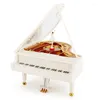 Decorative Figurines Dancing Piano Music Box Year Gift Present Girl's Birthday Romantic Musical