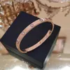 2024 Thin Nail Elastic Bracelet for Men and Womens Titanium steel non fading water diamond bracelet womens Instagram new trendy niche design light luxury h