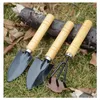 Spade Shovel 3Pcs/Set New Creative Gardening Tools Three Piece Mini Garden Small Rake Potted Plant Flowers Drop Delivery Home Ot3Td