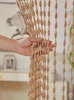 Sheer wedding decoration Tassel String Curtains for white salon 1 X 2M fringe bead curtain bedroom door living room divider 240321