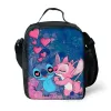 nuovo punto Ragazzi Ragazze Bambini portatile isolato Lunch Box Menger Borse isolate Picnic Cooler Bag Satchel Lunch Tote d0Mc #