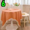 Table Cloth Small Fresh Pastoral PVC Waterproof Oil Proof And Non Wash Desk Tea Mat J6E2845