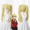 Fournitures de fête Mode Joueur Compulsif Mary Saotome Momobami Kirari Jabami Yumeko Cheveux Synthétiques Cosplay Costume Perruques Perruque Cap