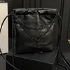 Kvinnor av hög kvalitet mini äkta läder crossbody väska ny damkedja handväska franska modemärke klassisk quiltad lyxdesigner diamantmönster axelväska