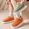 Slippers Women Warm Cotton Winter Men Indoor Home Shoes For Non-Slip Flats Plush Male Soft Ankle Boots Mujer