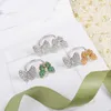 Designer Van Butterfly Ring High Edition White Beiman Diamond 18K Öppning Justerbar pekfinger Advanced Fade inte 6AX1