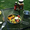 Cookware Sets Portable Cooking Pot Stainless Steel Set Outdoor Camping Equipment 5 Piece Kitchen Pots And Pans