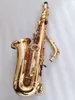 Nova melhor qualidade saxofone alto dourado yas875ex japão marca saxofone alto e-flat instrumento de música com bocal profissional