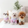 Vêtements pour chiens INS Coton T-shirt rayé coloré Chats pour animaux de compagnie Bichon Frise Poméranie Petits chiens Printemps et été Vêtements décontractés minces