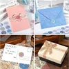 Gift Wrap 144PCS Wax Seal Stickers Self- Adhesive Seals Decorative Stamp Envelope Sticker Clear Crystal For Scrapbook Decor