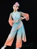 Traje de dança folclórica tradicional chinesa para meninas elegante bordado leque de cintura roupa de dança hanfu roupas natial dança clássica x5zs #