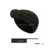 Beanie/Skull Caps 2022 New Fashion Head Scarf Elegant Sier Turban For Women Muslim Hijab Scarves Soild Color Ladies Beanies Dhgarden DHZ1W