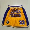 Short authentique pour hommes, Los Angeles, Lakers, basket-ball, rétro, maille brodée, décontracté, athlétique, équipe de gymnastique, blanc 06