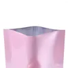 Sacs de rangement 100 pièces 2x3 "2.25x3.5" 2.75x4 "Mini sac Mylar thermoscellable ouvert haut alimentaire échantillonnage scellé sous vide pour les petites entreprises