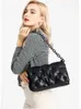 Za Quilted Bag Marca Designer de Luxo Mulheres Ombro BagsThick Metal Chain Square Bolsas 2022 Top Venda Bolsa Clutch Bag R7Cd #