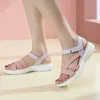 Sandales d'été chaussures plates femme 2024 tendance Clip Toe cristal gelée plage tongs étudiantes coréennes Harajuku