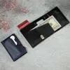 Casekey Uomo Smart Portafoglio a tre ante Sottile Minimalista Carb Fibra Pu Porta carte di credito magnetico pop-up con finestra ID tasca r2rO #