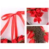 Couronne de fleurs décoratives pour la saint-valentin, pendentif, tulipes, guirlandes d'amour, accessoires de décoration pour aménagement de scène de proposition, fête