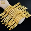 Bracelets luxury africain épais color bracelets sets sets femmes bracelet cuivre bracelet éthiopien dubai couples brangles pour hommes 24k bijoux en or