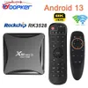 Décodeur Woopker TV box X88 Mini 13 Android 13.0 RockChip RK3528 lecteur multimédia 8K UHD double WiFi 2.4G/5G décodeur Q240330