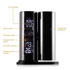 Table Clocks Digital Alarm Clock Weather Station LED Temperature Humidity Forecast Snooze With Time Projection