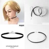 Anhänger Halsketten Chokers Halskette Veet Ribbon Klassischer Modeschmuck 925 Sterling Silber Choker Geschenk für Frauen Mädchen Dame Fit Charm Dro Otpgj